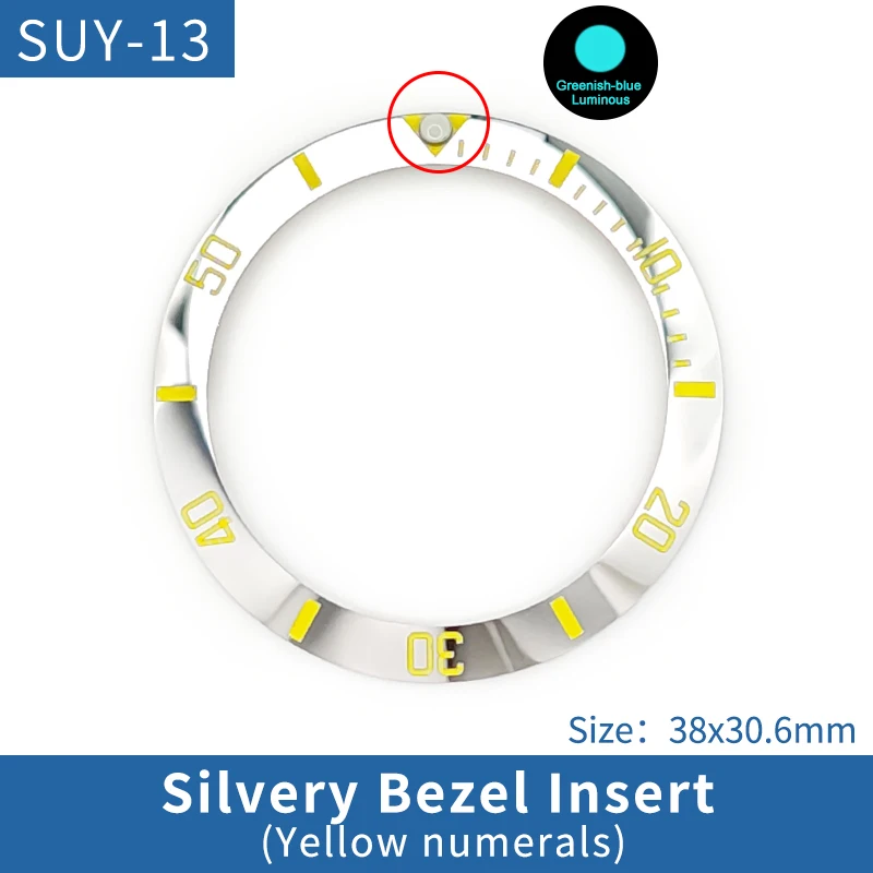 Nuovo Arrivo Piatto 38mm BGW9 Lume C3 Lume Inserto In