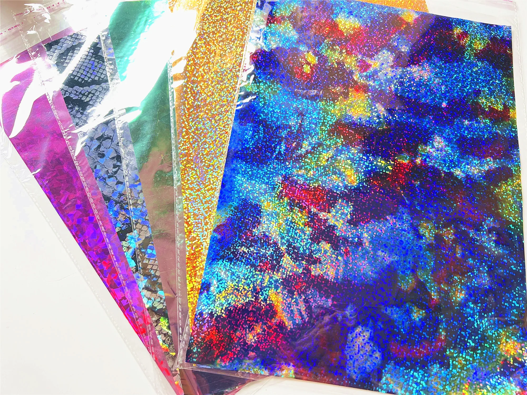 Paper Foil Laser Aurora Gold Foil Foil Paper Uses Ink Powder