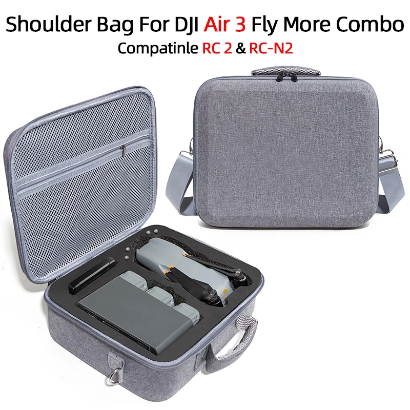 

Подходит для DJI air 3 сумка для хранения большой емкости для RC 2/RC N2 сумка для хранения пульта дистанционного управления аксессуары для дрона