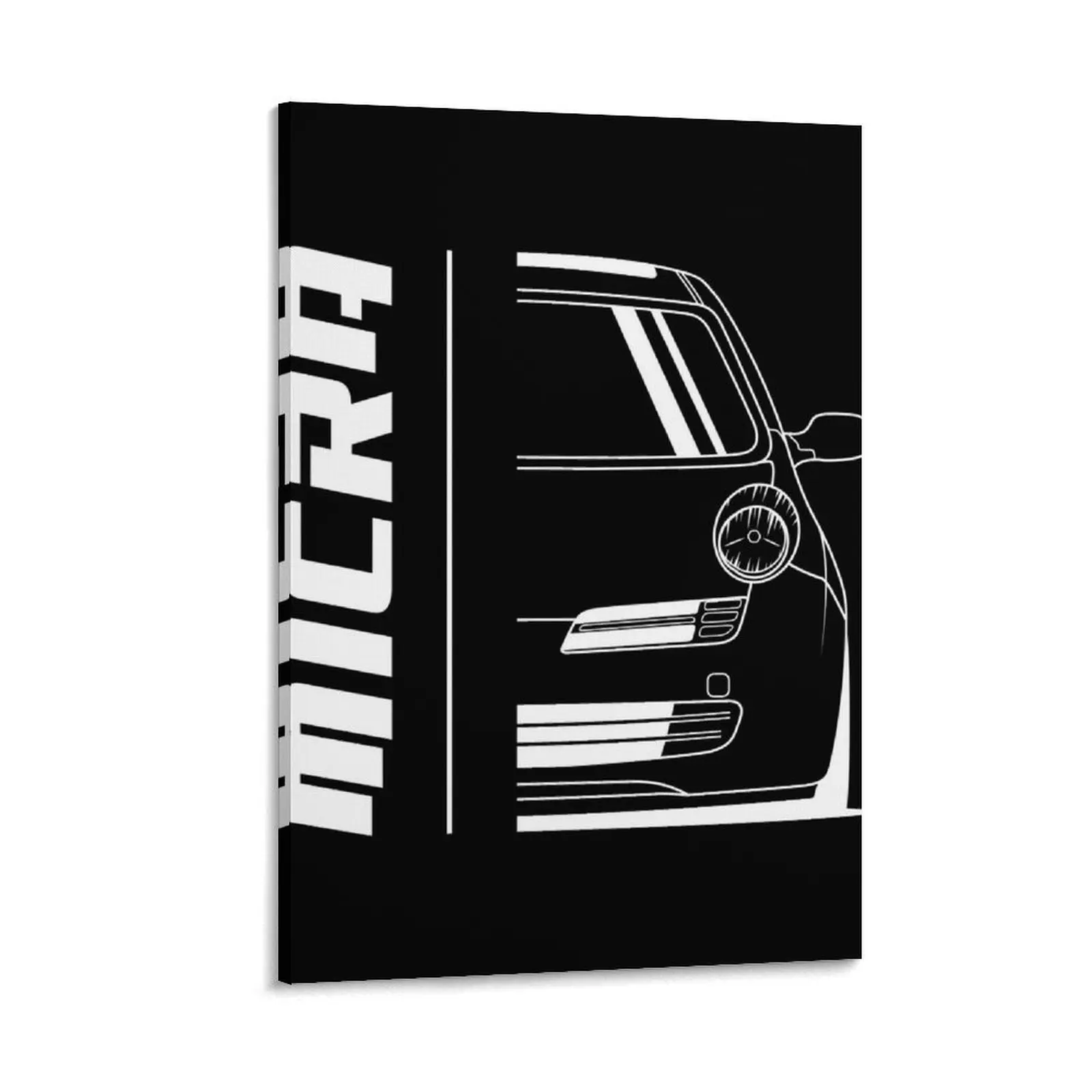 

Front JDM Micra Racing Canvas Painting decorative wall poster room decorations