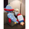 60cm plush Rocket Space Theme Party Cute Astronauts Rocket and Plane Plush Toys Tent Room Throw Living Room Decoration Pillows 1