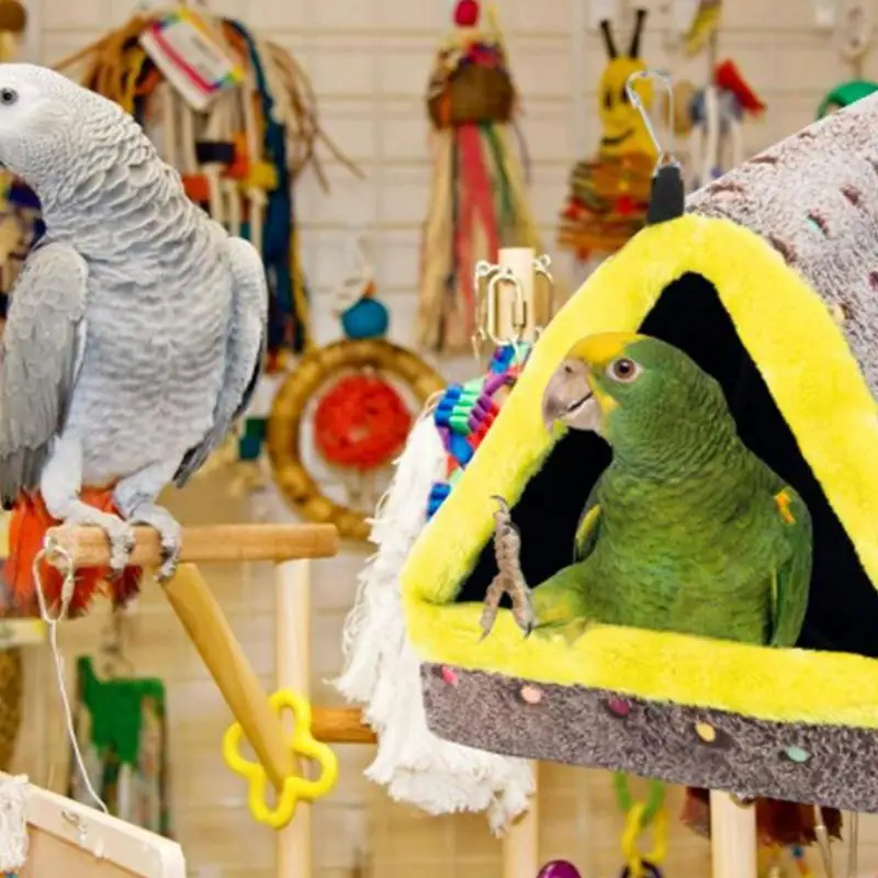 

Thick Velvet Autumn Winter Warm Cotton Nest Parrot Guinea Pig Chinchilla Parrot Cotton Nest Hedgehog Winter Sleeping Bag Bird