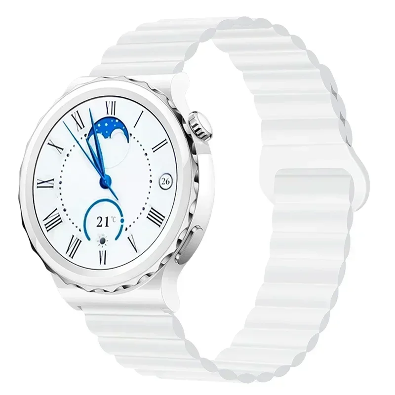 Magnetic Loop Silicone Watchband Strap