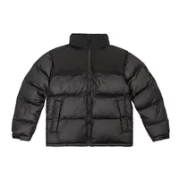 Face Nuptse 1996 Large Plaid Sleeve Emboidered High Quality Men's Down Coat Winter Couple Warm Windproof Waterproof Jacket 2