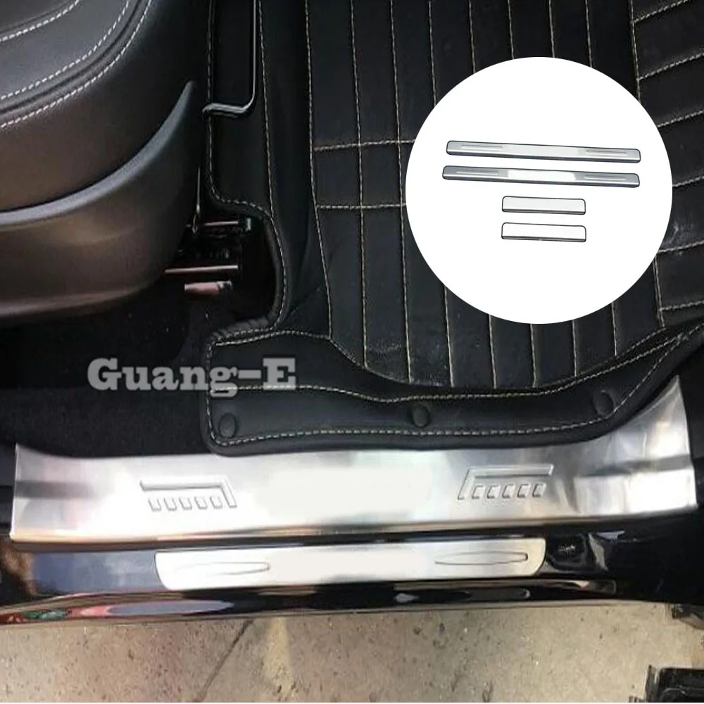 

Car Stainless Steel Pedal Door Sill Scuff Plate For Subaru Forester 2013 2014 2015 2016 2017 2018 Exterior Built Threshold Strip