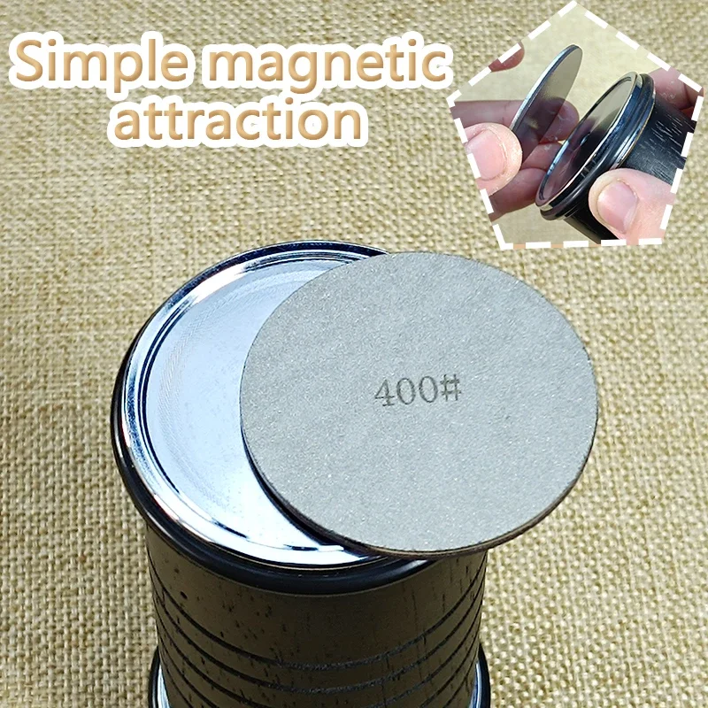 Pro Magnetic Rolling Knife Sharpener Tumbler 15 18 20 21 22 Degree Angle  Roller Detachable Sharpening Stone Bladesmith System - AliExpress