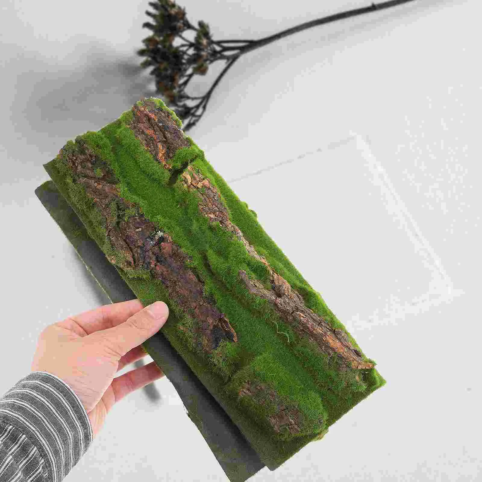Bark Background Reptile Decor Tank Terrarium Cork Board Aquarium Bearded Dragon Box Wall Backdrop Landscaping Tile Decoration aquarium accessories