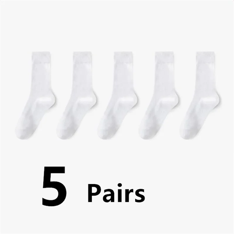 5 pairs-white