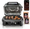 Premium XL Outdoor Grill & Smoker, Bluetooth, App Enabled, 7-in-1 Master Grill, BBQ Smoker, Outdoor Air Fryer, Woodfire , Black 1
