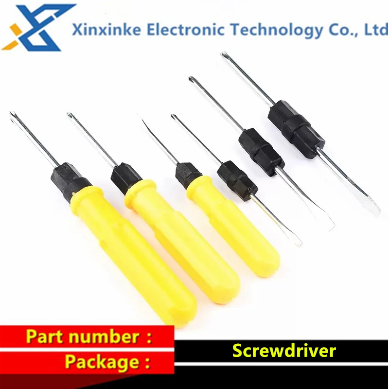 Mini Double-ended Dual-purpose Screwdriver Slotted Phillips Cross Head Screwdrivers Laptop Repair Tool Non-Slip Handle Home Tool bst 8921 screwdriver best 38 in 1 screwdriver set screwdriver kit phone opening repair tool for pc laptop mobile phone