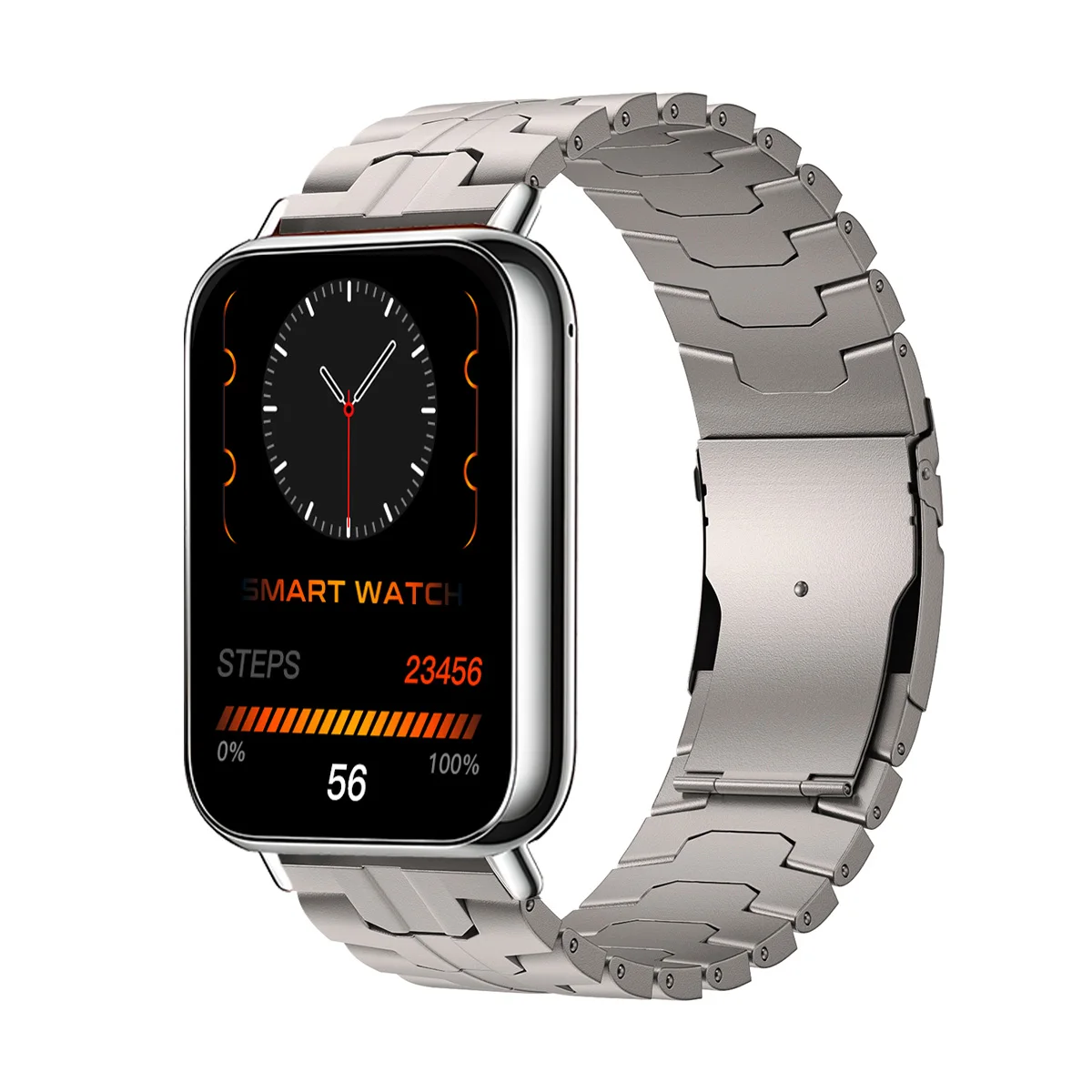 Stainless Steel Metal Bracelet Watchband - Premium Replaceable Business Strap