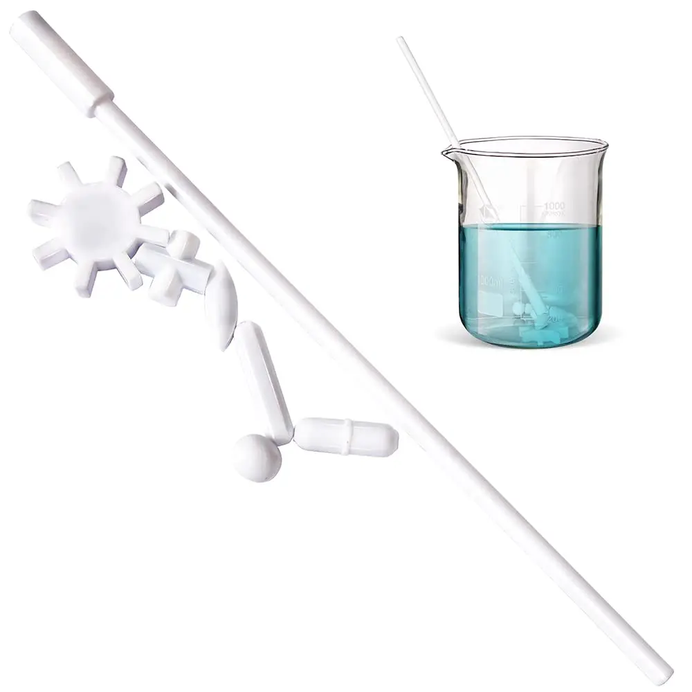 Magnetic Stirrer Stir Bars Mixer Stiring Rod : 6 Shapes + Magnetic Retriever