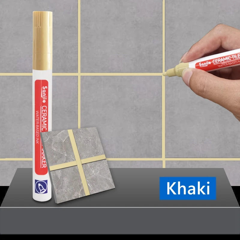 Waterproof White Grout Restorer Marker for Seam Repair and Tile Refresh