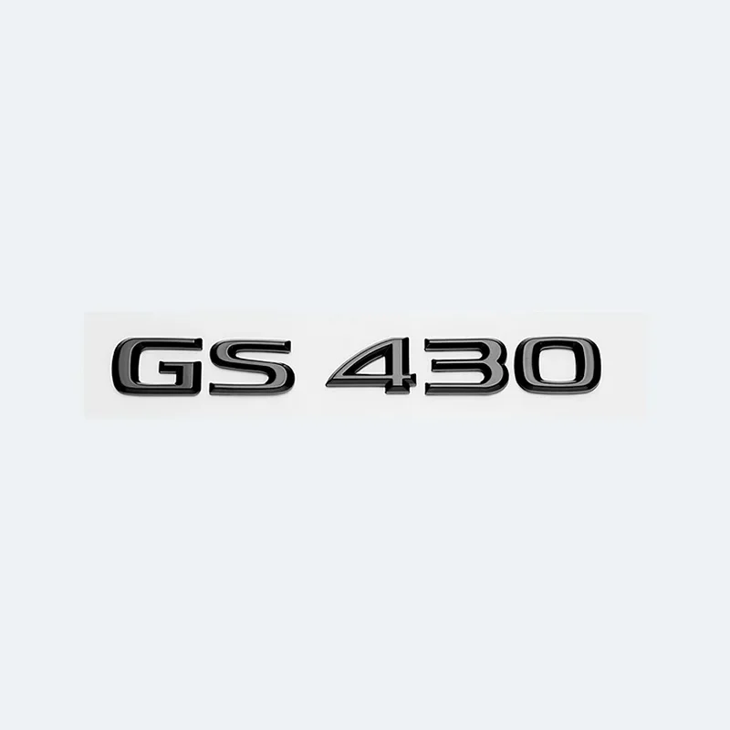 Chrom Schwarz 3D Buchstaben GS200t GS250 GS300 GS400 GS460 GS450h Emblem Auto Stamm Logo Aufkleber Zubehör Für Lexus GS Serie – Detail 8