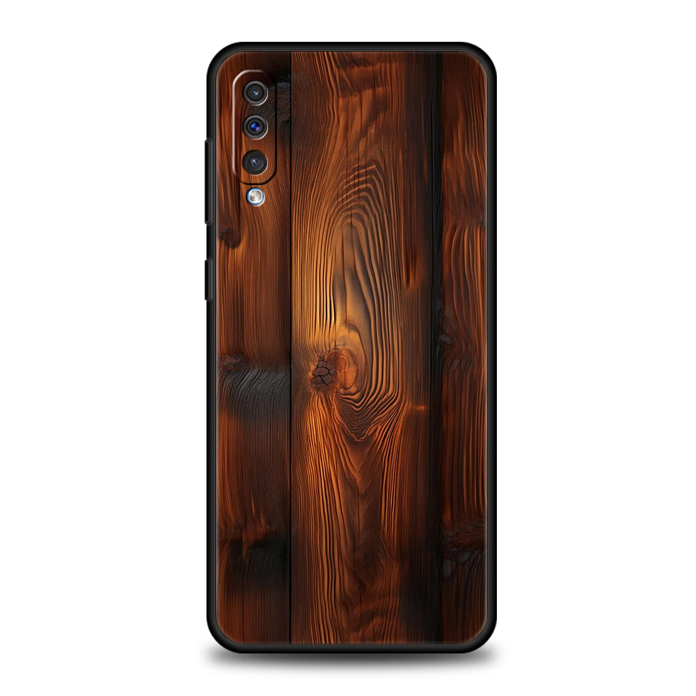 Vintage Forest Brown Wood Phone Case – Soft TPU Shell Bags