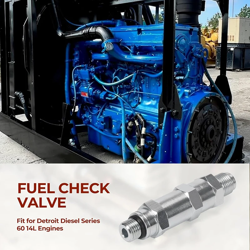 23535129 Fuel Check Valve Regulator for Detroit Diesel Series 60 Engines 14L 322320C Replacement High Strength Steel Parts