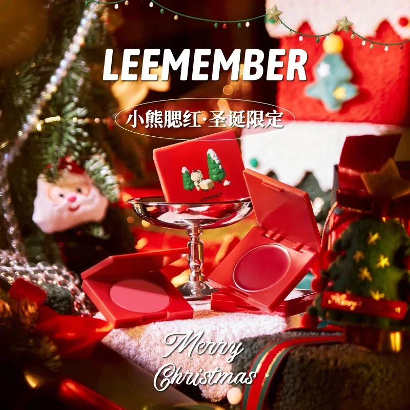 

LEEMEMBER Christmas Limited Blush Set Powder for Contouring, Setting and Brightening