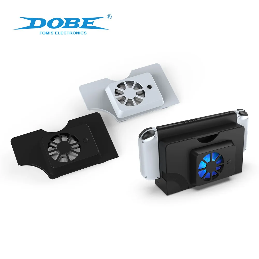 NEW DOBE TNS-1136 for Switch OLED Host Base Cooling fFan Radiator, Equipped With Dedicated Charging Cable