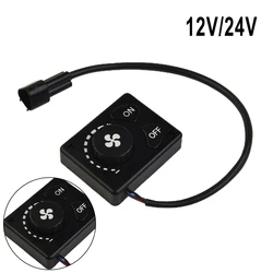 1pc 66x52x23mm Parking Heater Control LCD Knob Controller Switch Vehicle Diesel Air 12 / 24V Black Plastic For Track Air Diesel