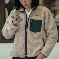 Bronson Classic Men's Retro Fleece Jacket Vintage Style Warm Mid Layer Sherpa Liner 1