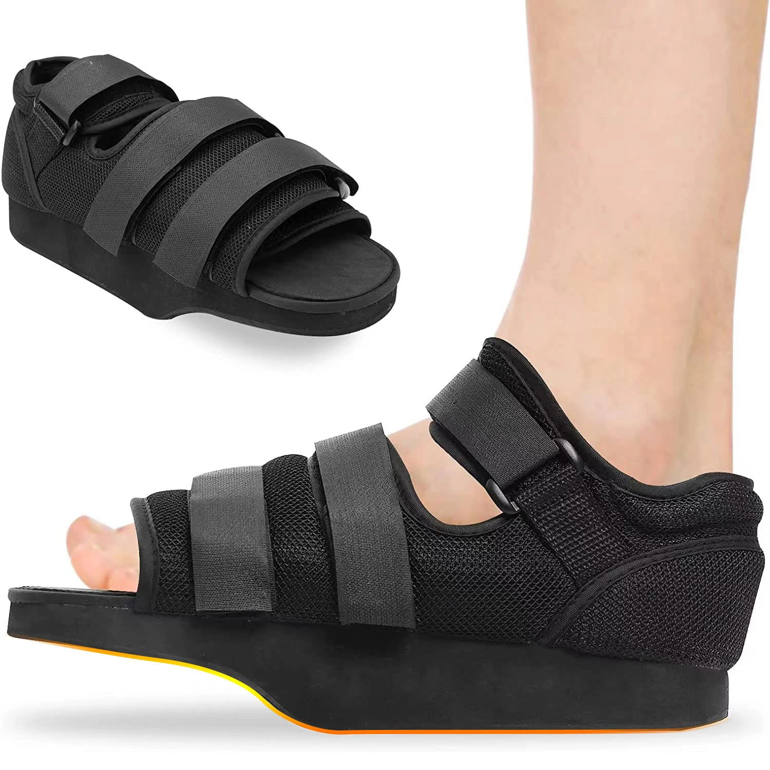 Closed Toe Forefoot Offloading Post Op Shoe Medical Non Weight Bearing Shoe for Broken Toe, Stress Fracture, Bunion, Hammer Toe 6