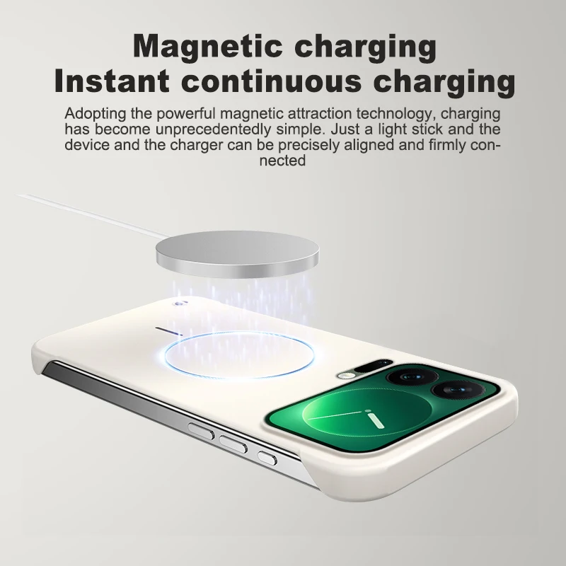 Ultra Thin Matte Frameless Magnetic Shockproof Case