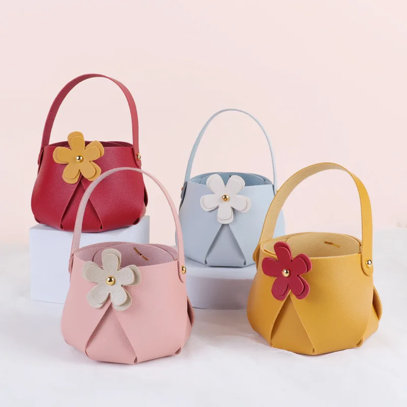 Sacchetti Di Caramelle In Pelle Per Confezioni Di Caramelle Forniture Per Imballaggi Natalizi Calendario Adviento Navidad Gift Bags