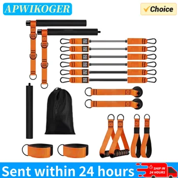 Pilates Bar Kit with Resistance Bands – Portable Home Gym Trainer 1