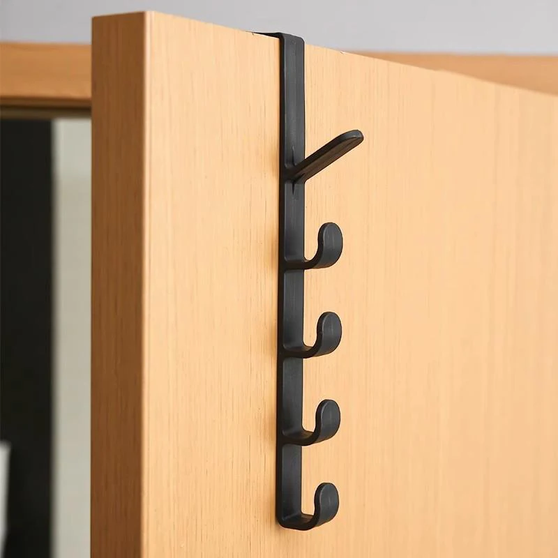Description Picture 6 of itemMultifunctional Fivesegment No Punching Required Plastics Hook Portable Coat Hook Door Towel Strong and Traceless Hook