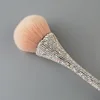 Bling Nail Dust Bush Glitter Soft Remove Dust Collector Powder Cleaning Nail Brushes With Diamond Manicure Accessories Tools Set 3
