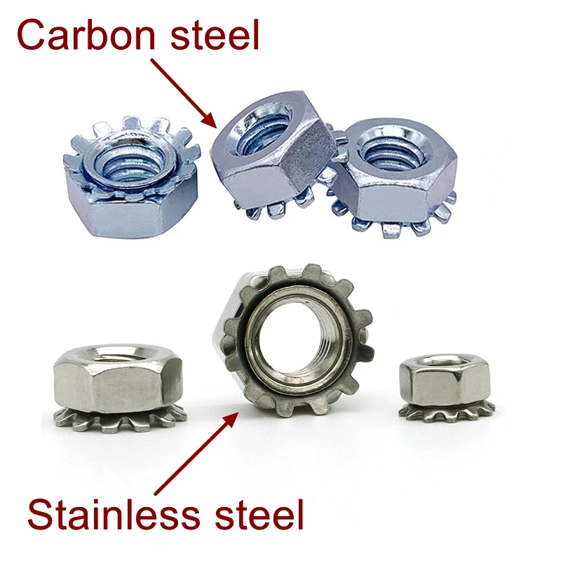 Stainless Steel 10-24 Keps Nuts K-Locks Qty 100 