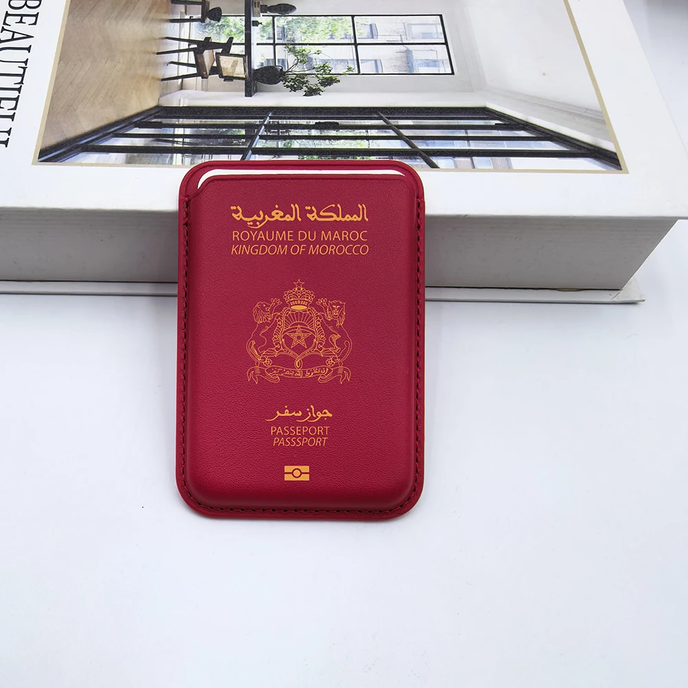 Custodia a Portafoglio Magnetica in Pelle PU di Lusso Stile Marocchino per iPhone 17 Pro, 14, 15 Pro Max, 16 con Supporto MagSafe e Porta Carte - immagine 5