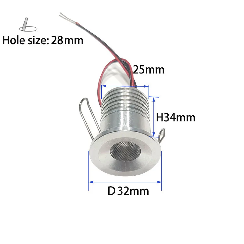 Recessed Ceiling Spotlight IP65 3W 12V Mini Led Spot RGB RGBW Outdoor Spotlight Shopping Mall Hotel KTV Dimmable Room Decor Sauna Waterproof Recessed Lamp