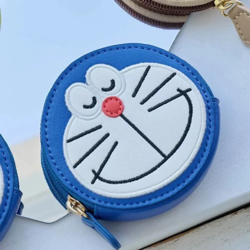 Doraemon Coin Purse Cute Cartoon PU Leather Wallet Storage Bag