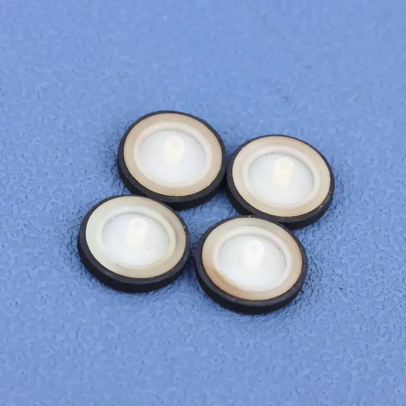 새로운 2Pcs 14.5x5.5x2x1.5mm 테이프 레코더 카세트 플레이어 용 고무 압력 롤러 워크맨 압력 레코더 플레이어 액세서리