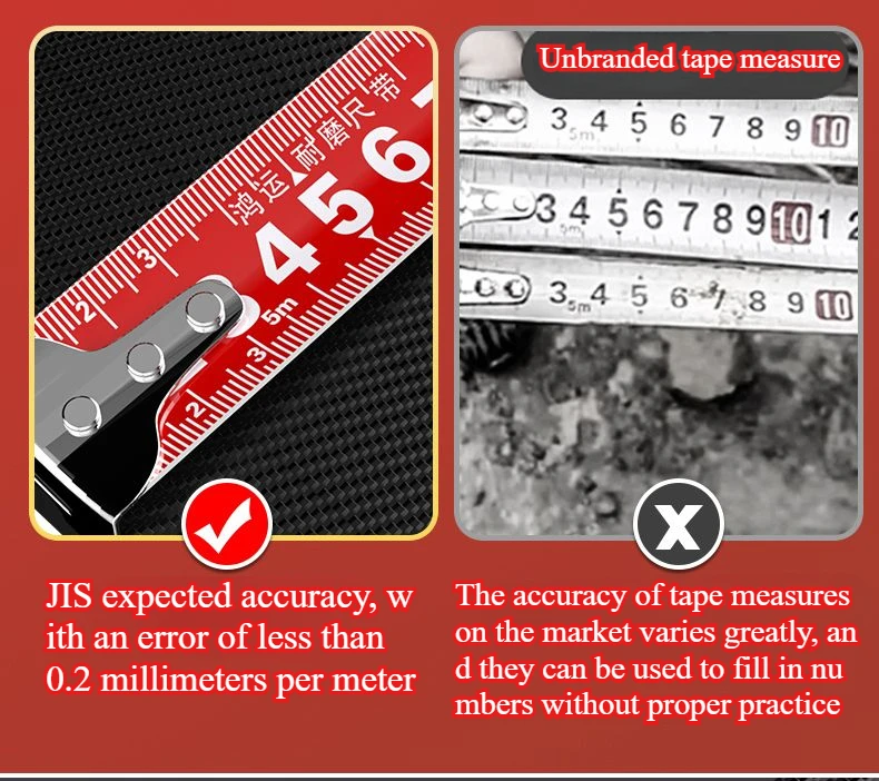 3/5/7.5/10m telescopic tape measure anti fall and wear-resistant home construction tape measure
