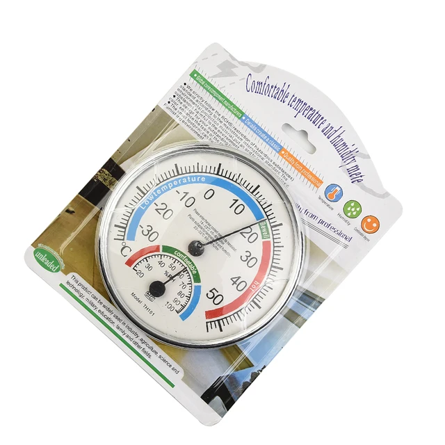 Indoor Outdoor Thermometer Hygrometer 2 in 1 Temperature Humidity Gauge  Analog Hygrometer for Indoor Office Home Room R9UF - AliExpress