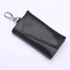 New Genuine Leather Keychain Men Key holder ​key organizer Pouch Car Key pouch Wallet Housekeeper Key Case Mini Card Bag 5