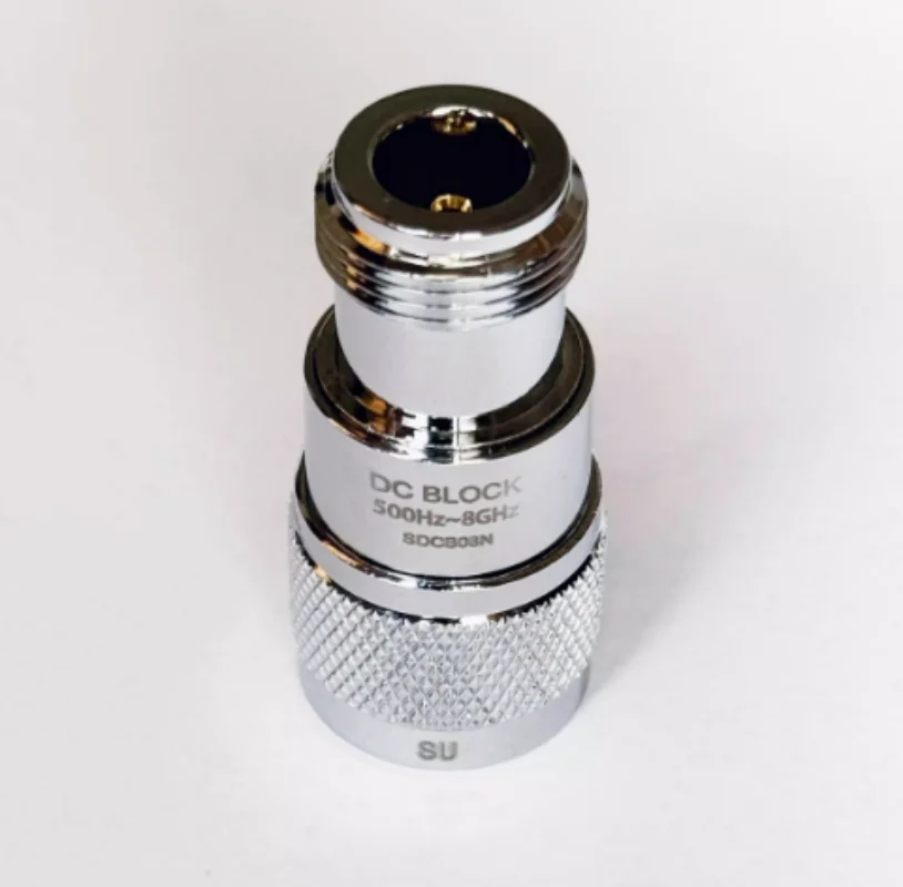 RF DC blocker DC-Block; frequency Freq: 50k-8G,13G,18G SMA / N / BNC TNC; DC blocking voltage: 50v