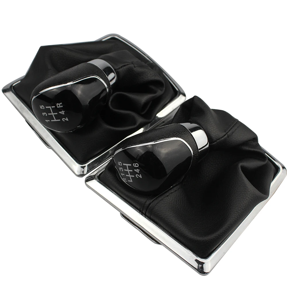 Neues Produkt 5/6 Gang Auto Schaltknauf Hebel Shifter Kragen Für Ford Fiesta 2008-2012 Focus Mk2 2005-2011 Auto Zubehör ﻿ – Detail 4
