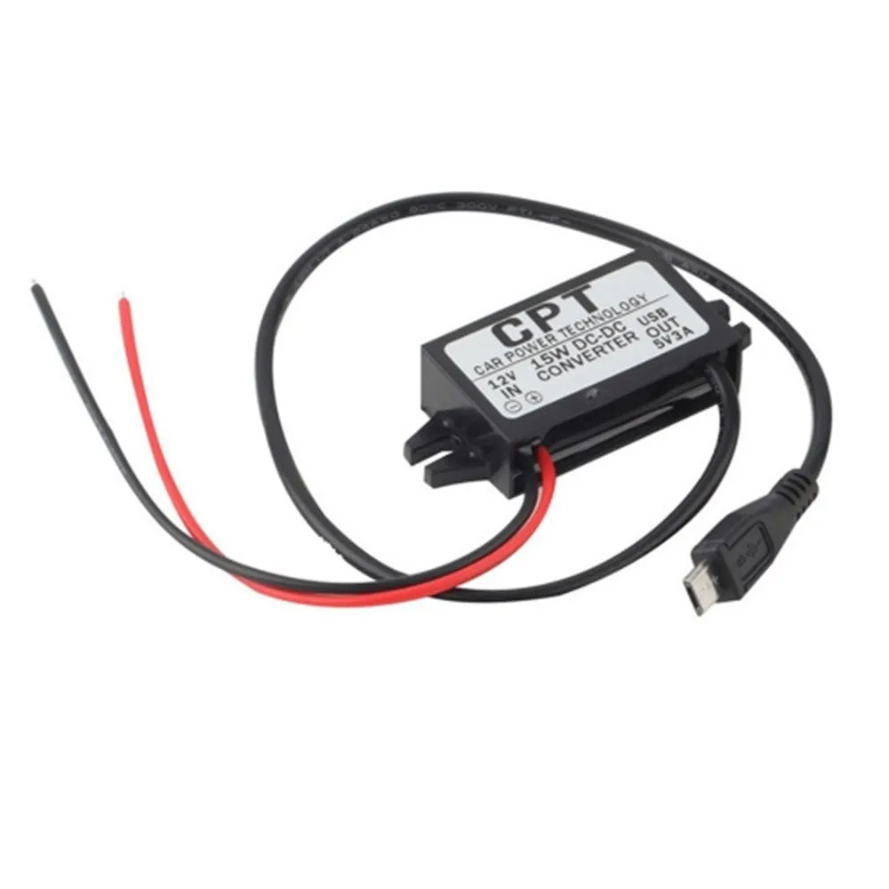 12V zu 5V 2A 3A 15W 24W DC-DC Step-Down-Buck-Konverter Netzteilmodul Mini-USB Micro-USB Stecker Buchse Typ-C Adapter – Detail 10
