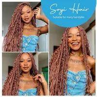 Tressage en vrac cheveux humains vague profonde couleur non transformée sans trame Boho tresses cheveux humains Extensions en vrac brésilien Remy cheveux 4