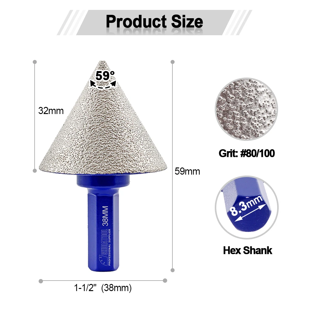ダイヤモンドバリ研削ドリル5個入り120グリット6mmシャンク8mmシリンダ ダイヤモンドバリ研削ドリル5個入り120グリット6mmシャンク8mm