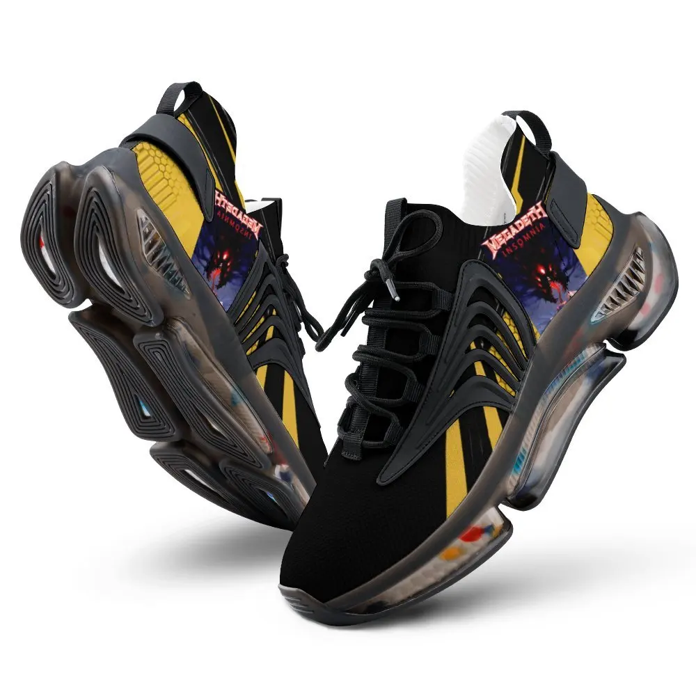 

Megadeths Rock Band DIY Design Women's Athletic Tennis Shoes Lightweight Wide Breathable Shoes Walking Jogging Sports Footwear