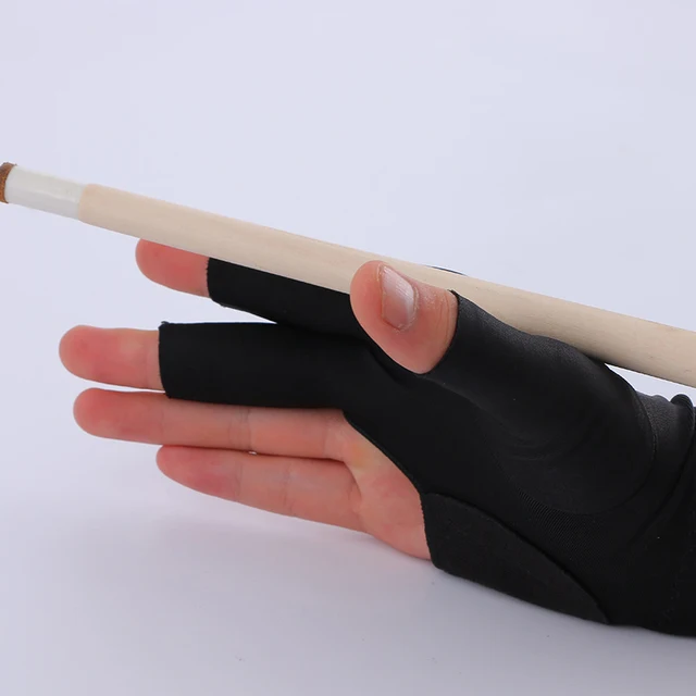 Billiard Three-finger Gloves Anti Skid Snooker Billiard Cue Glove Left Right Hand Unisex Gloves 1