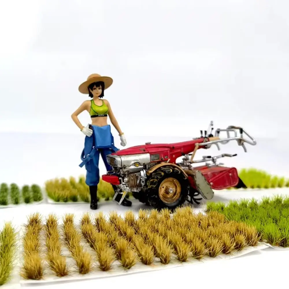 Static Scenery Grass Tuft Model Terrain Model Kit Simulation Miniature Grass Cluster Bushes Model 5mm/8mm Static Grass Tuft