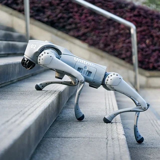 Unit*e Go2 Voice AI large model electronic embodied intelligence accompanied by bionic companion robot four-legged robot dog 5