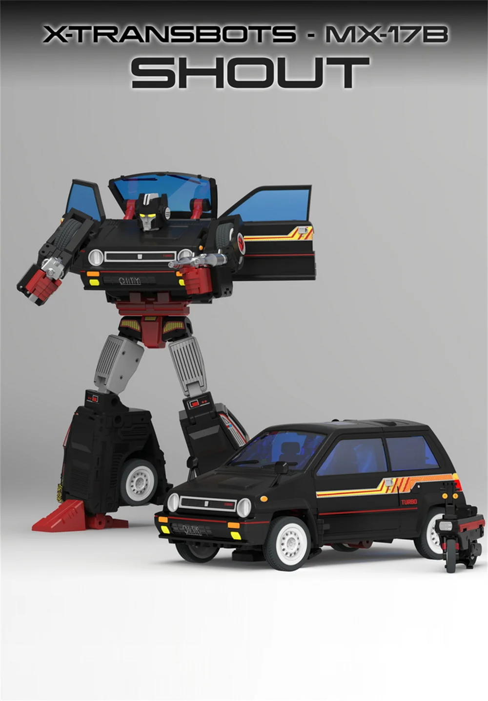 Big Discount】 X-Transbot Transformation MX-17B Shout MX-17R