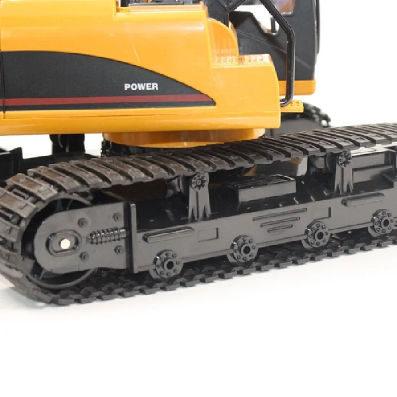 New Style Huina 15-Channel Electric Acousto-Optic Crane Large Alloy Tower Truck Engineering Car Model Toy Acousto-Optic Effect 3