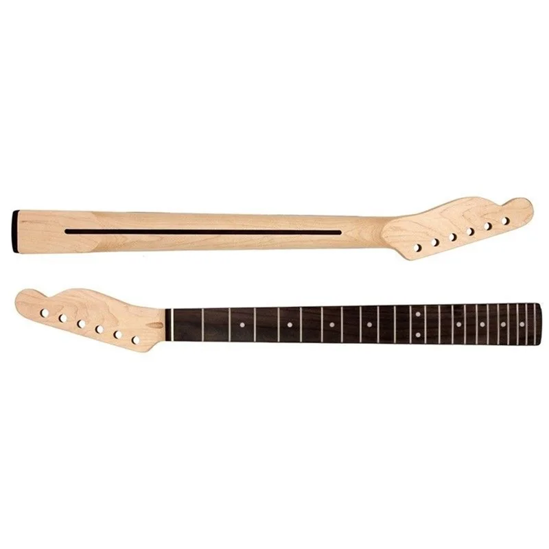 22 Fret Maple & Rosewood Guitar Neck Backboard Midline Household Electric Guitar Handle Neck Accessories String Instrument Parts